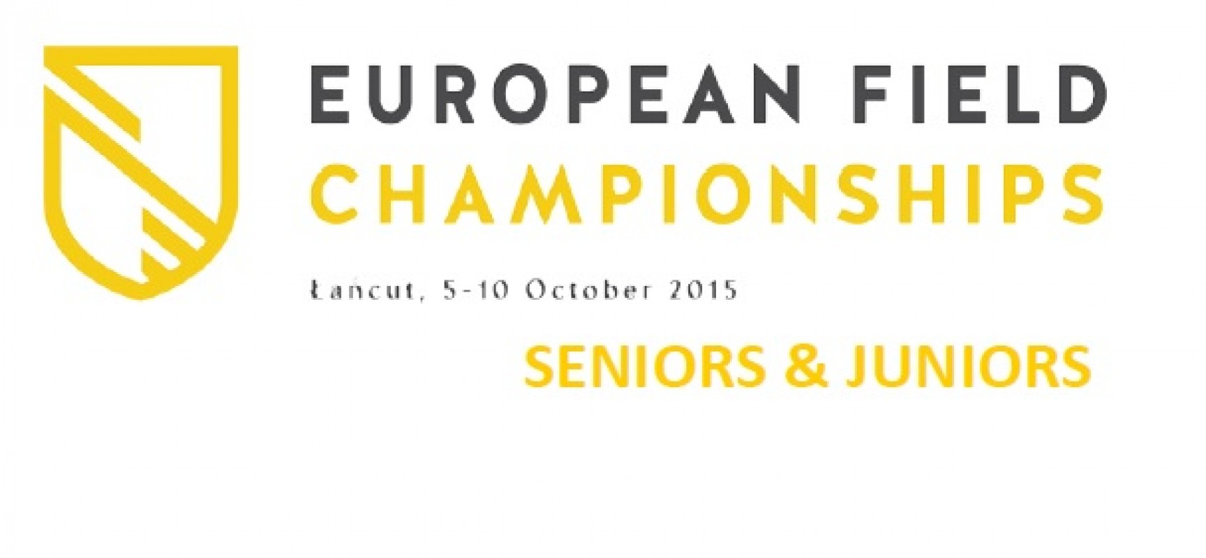 European Archery Field Championships 2015, 5 th – 10 th October in Rzeszow, Poland.
