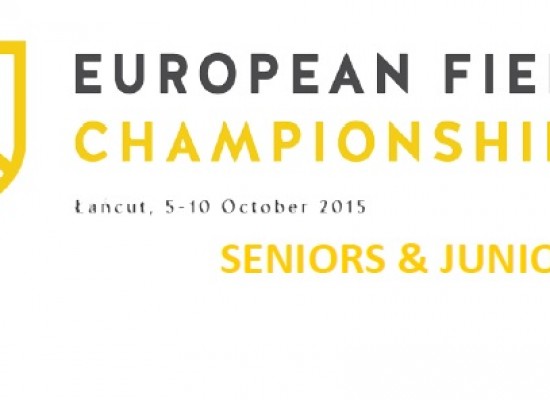 European Archery Field Championships 2015, 5 th – 10 th October in Rzeszow, Poland.