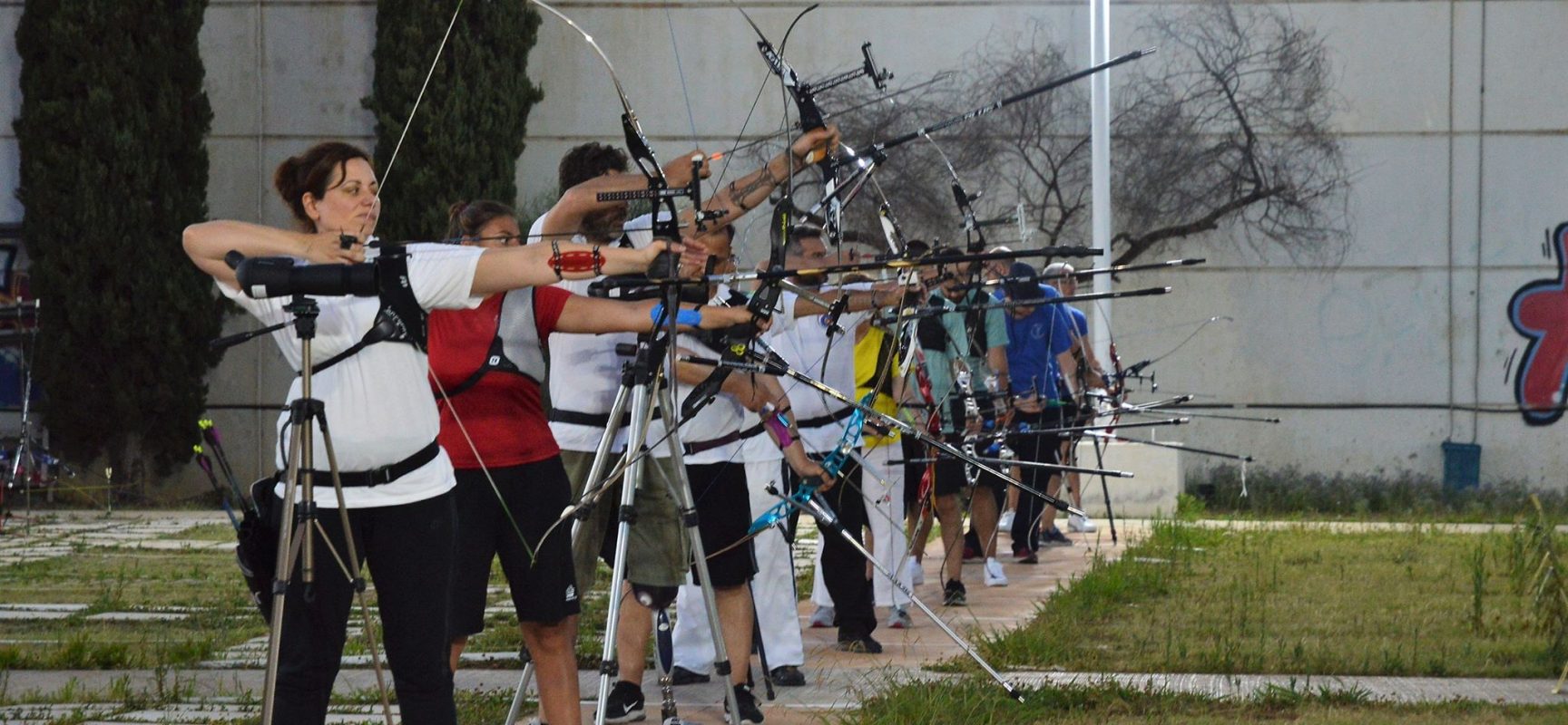 Για πρώτη φορά βραδινός αγώνας με προβολείς στο  Ολυμπιακό Προπονητήριο Τοξοβολίας