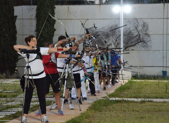 Για πρώτη φορά βραδινός αγώνας με προβολείς στο  Ολυμπιακό Προπονητήριο Τοξοβολίας